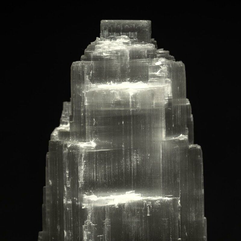 Selenite Crystal Castle Tower thumbnail 2