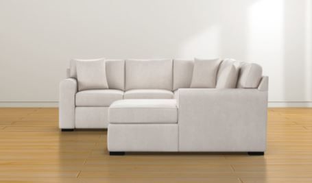 Cypress Foam Three Piece Sectional Right Arm Chaise thumbnail 5