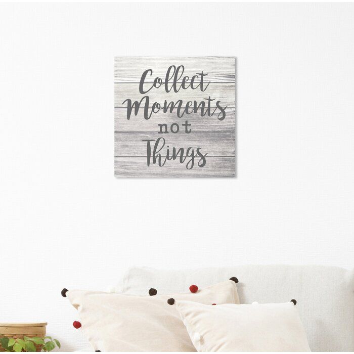 Collect Moments Typography and Quotes Textual Art Print thumbnail 5