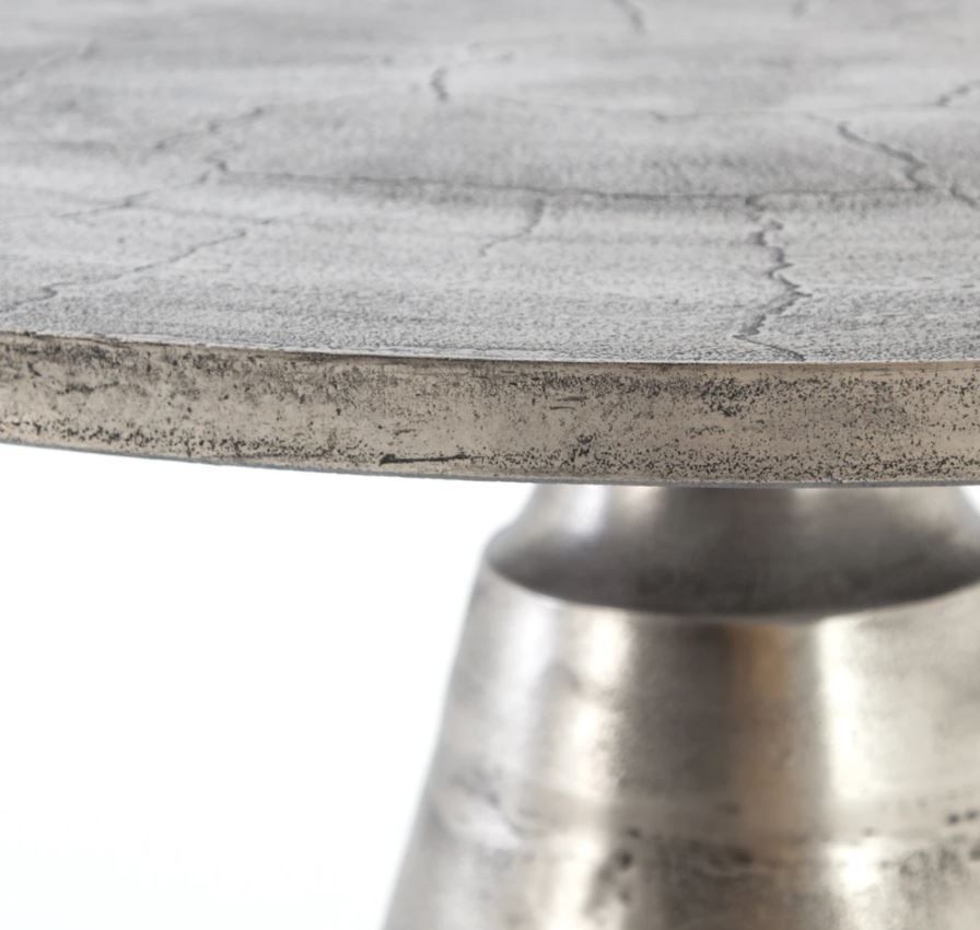 Mina Bistro Table in Raw Antique Nickel thumbnail 4