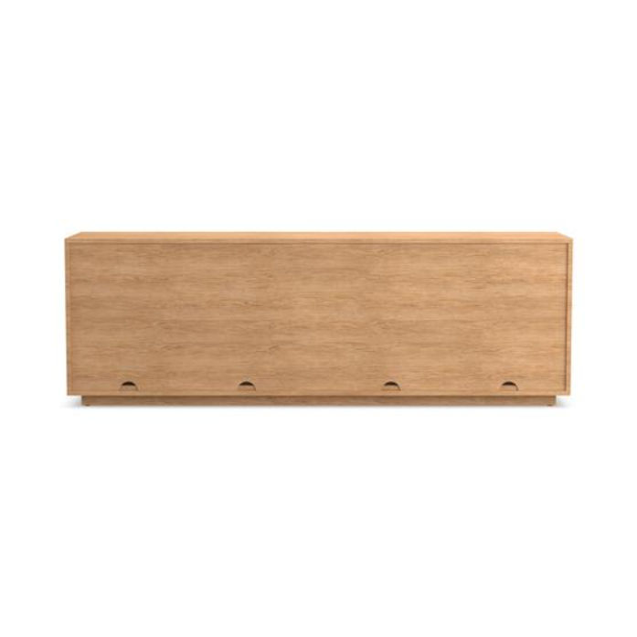Willamette Media Console Oak 4 Door thumbnail 5
