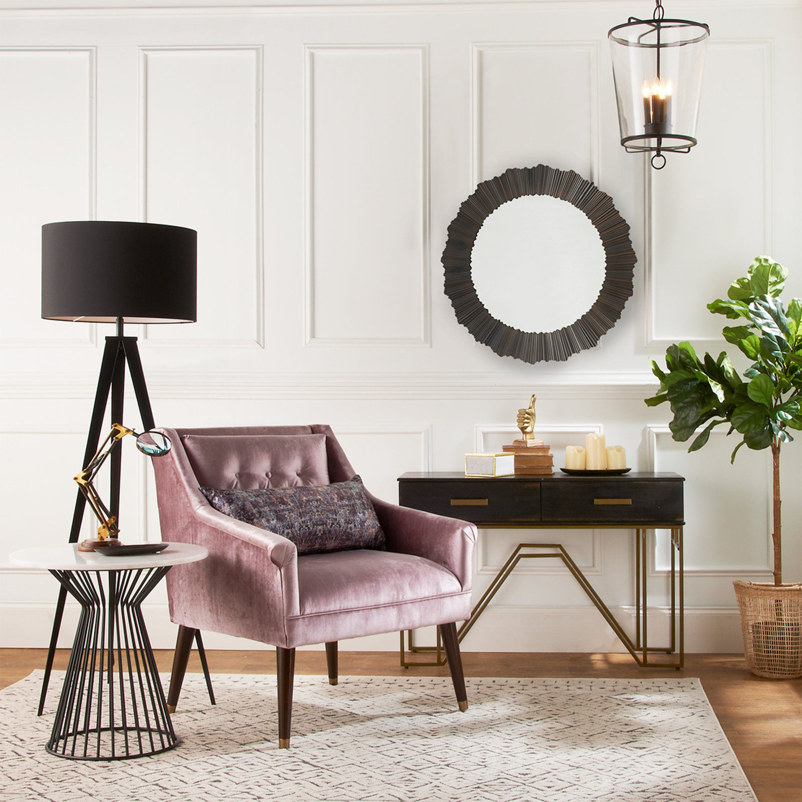 TRI ANGLED FLOOR LAMP thumbnail 2