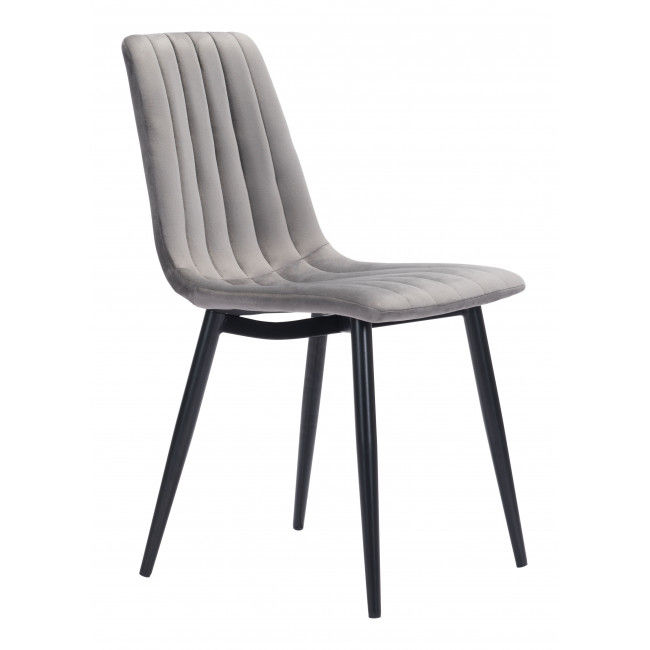 Dolce Dining Chair Gray Set of 2 thumbnail 2