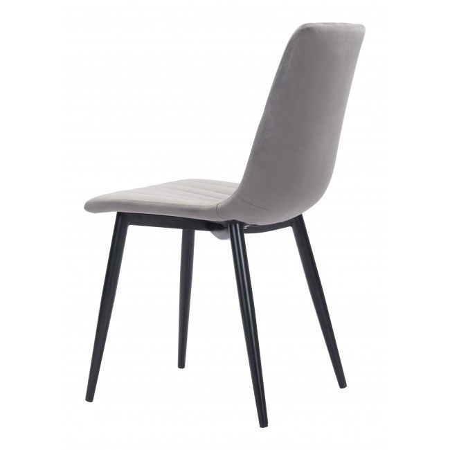 Dolce Dining Chair Gray Set of 2 thumbnail 3