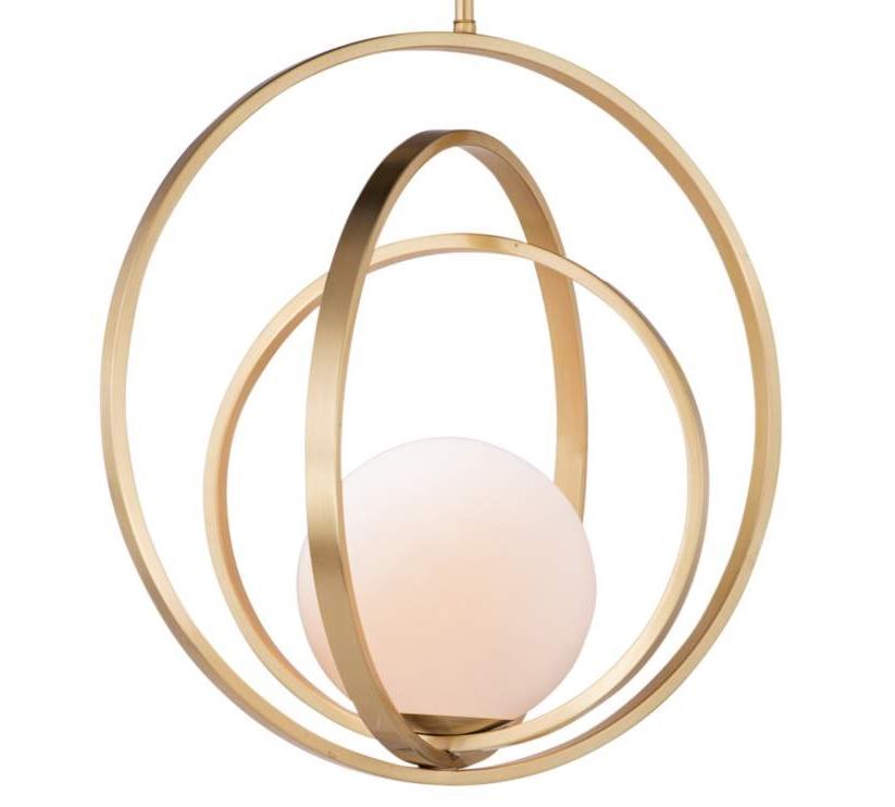 Maxim Coronet Satin Brass Pendant Light thumbnail 3