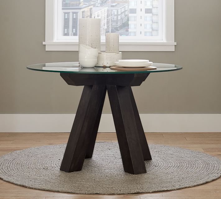 Ezra Round Pedestal Dining Table thumbnail 3