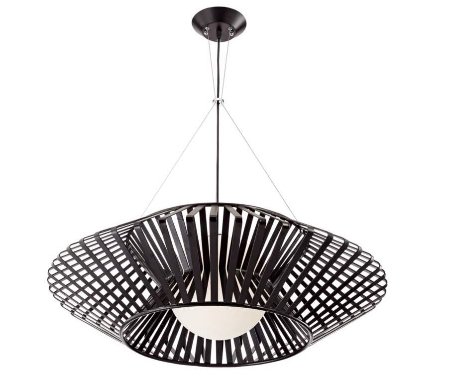 Possini Euro Planet Black Finish Chandelier thumbnail 4