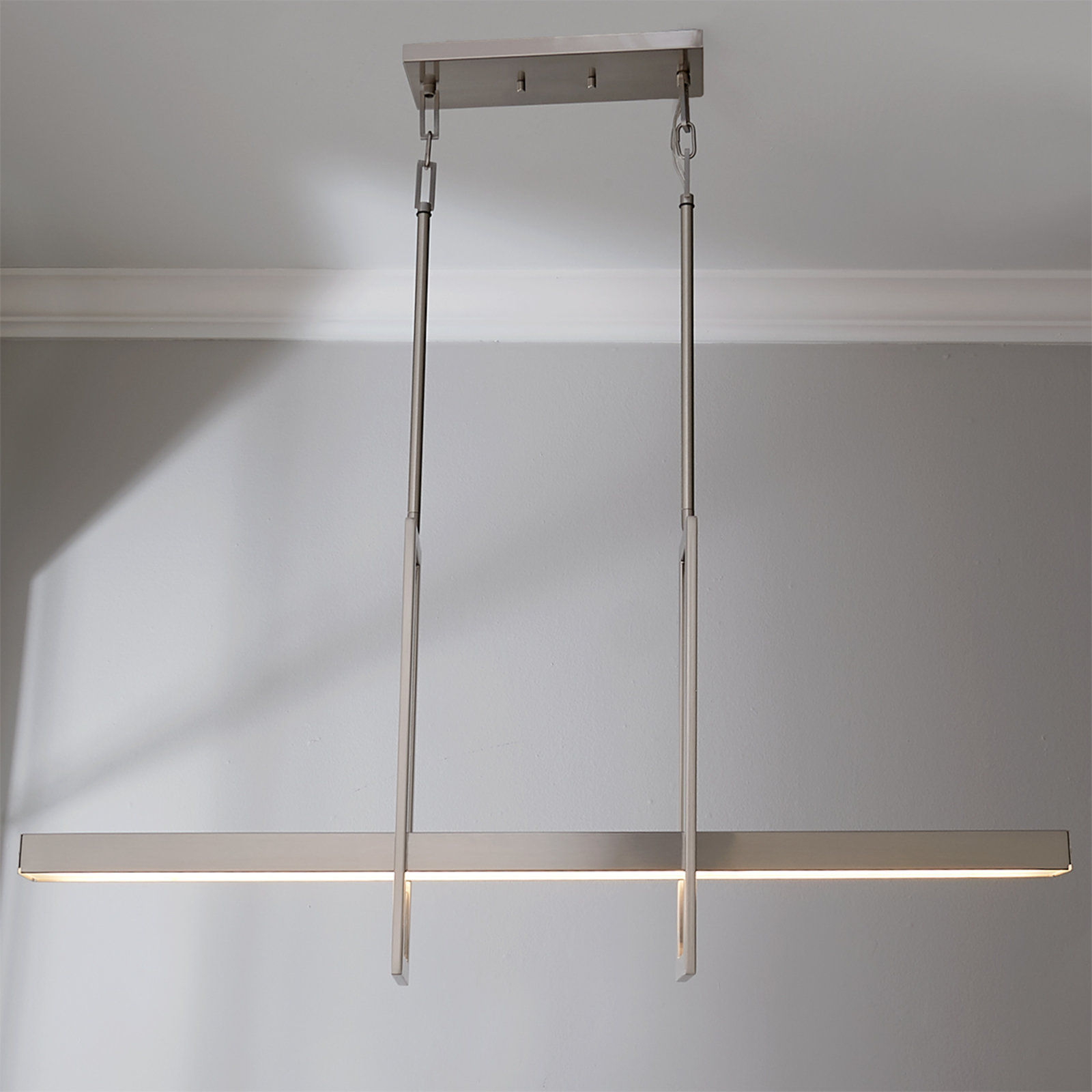 MODERN BALANCE BEAM LED LINEAR CHANDELIER thumbnail 3