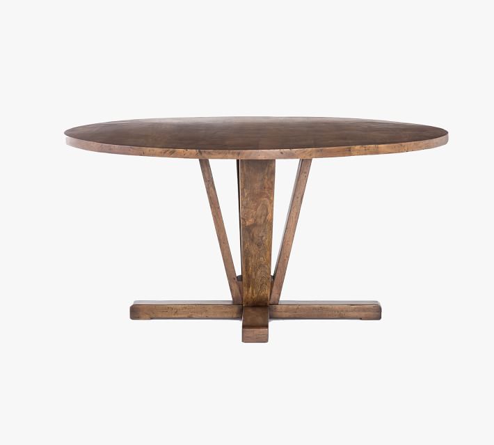 Parkview Reclaimed Wood Round Pedestal Dining Table thumbnail 3
