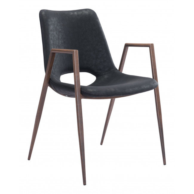 Leni Dining Chair Black - Set of 2 thumbnail 2