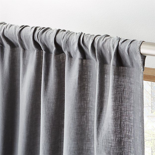 Forest Green Linen Curtain Panel-48''x84'' thumbnail 3