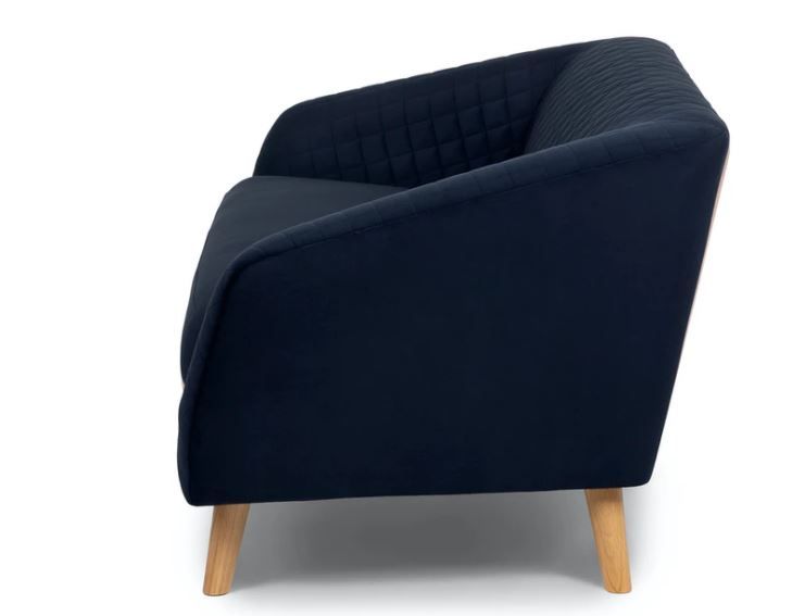 Dalu Vienna Blue Loveseat thumbnail 2