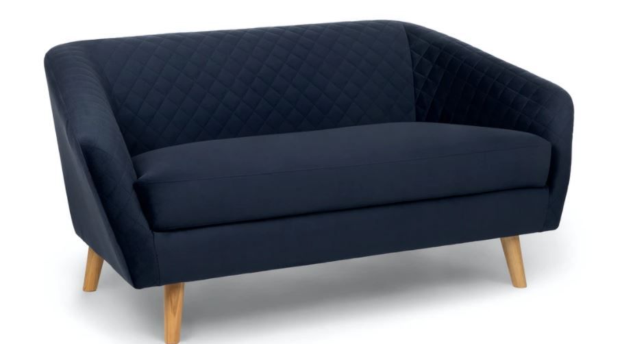Dalu Vienna Blue Loveseat thumbnail 3