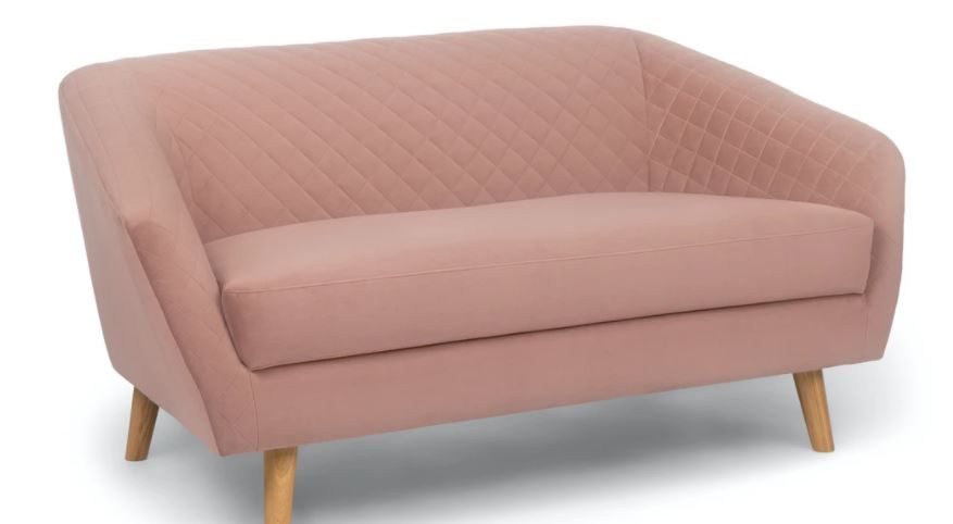 Dalu Hibiscus Pink Loveseat thumbnail 2