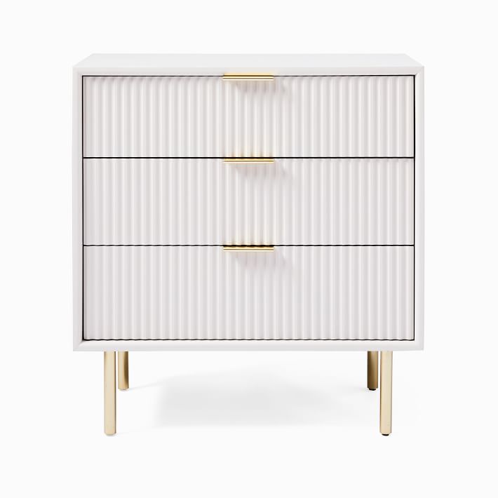 Quinn Lacquer Grand Nightstand HazeAntique Brass thumbnail 3
