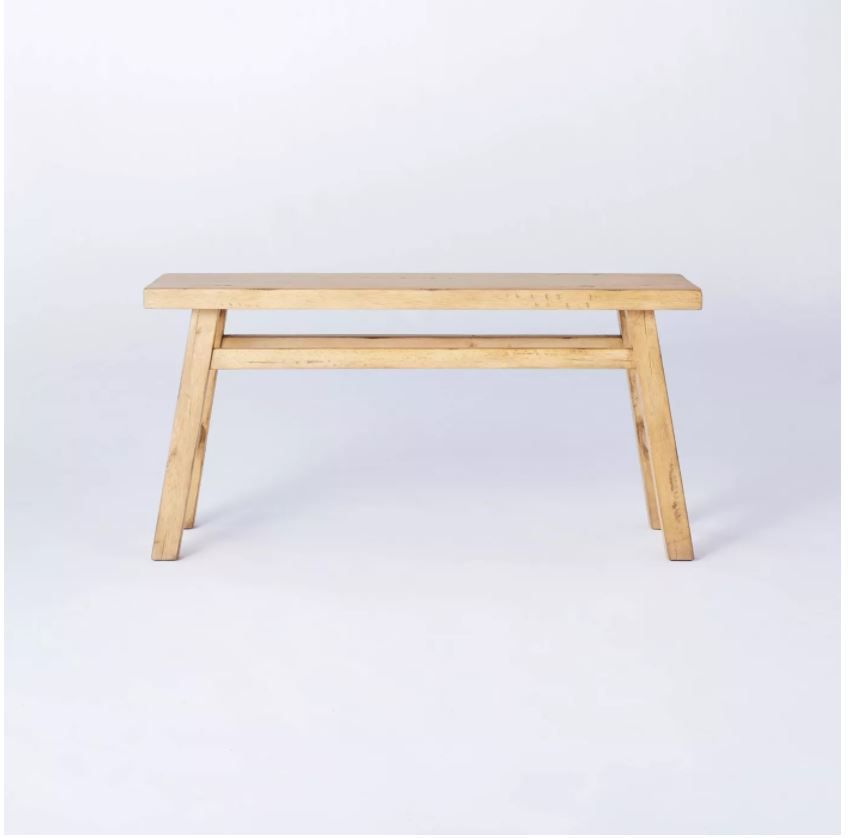 Wooden Bench Natural thumbnail 2