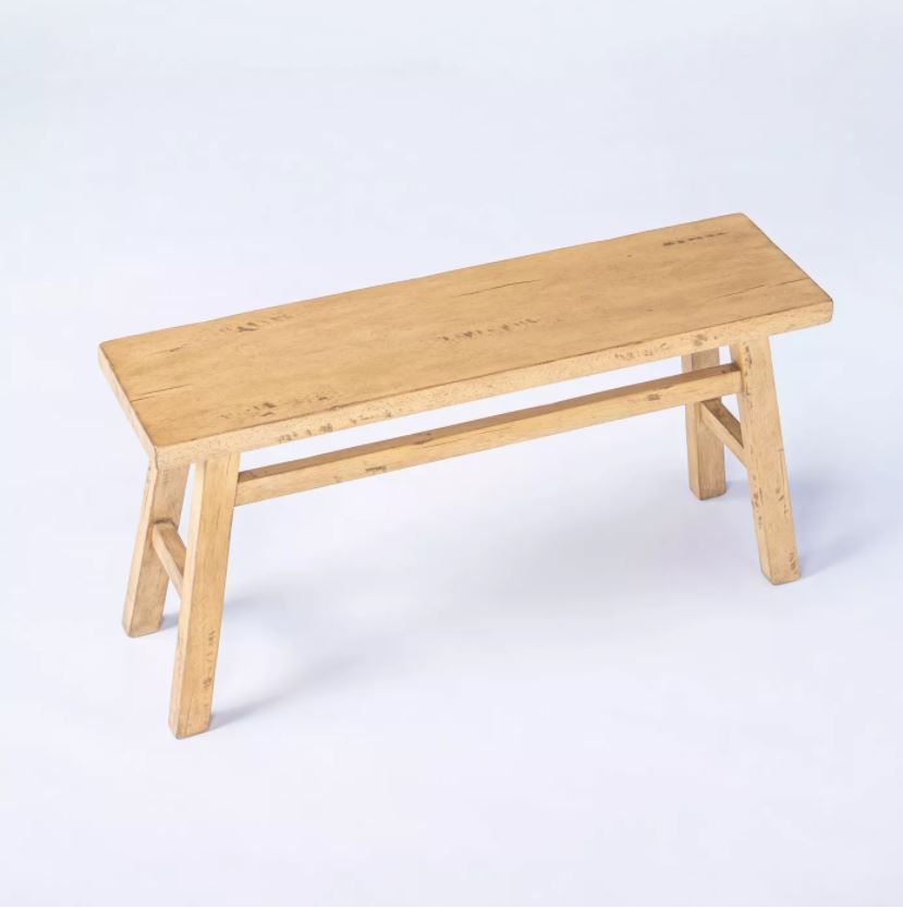 Wooden Bench Natural thumbnail 3