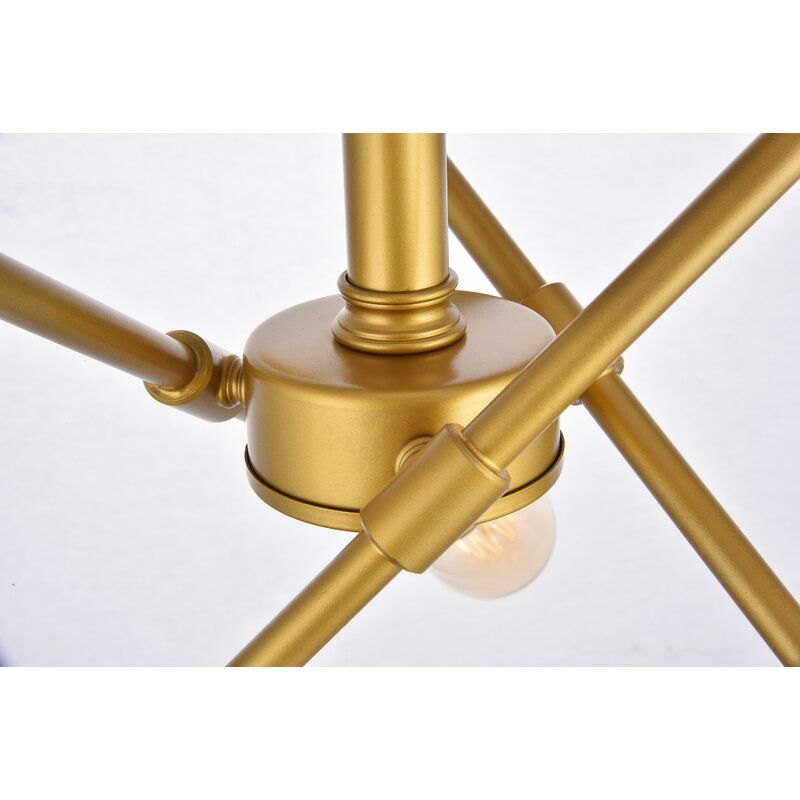 Johanne Light Sputnik Linear Chandelier thumbnail 4
