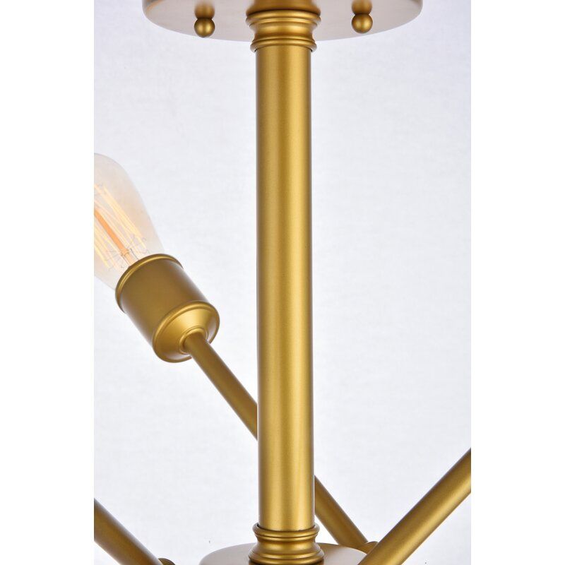 Johanne Light Sputnik Linear Chandelier thumbnail 5
