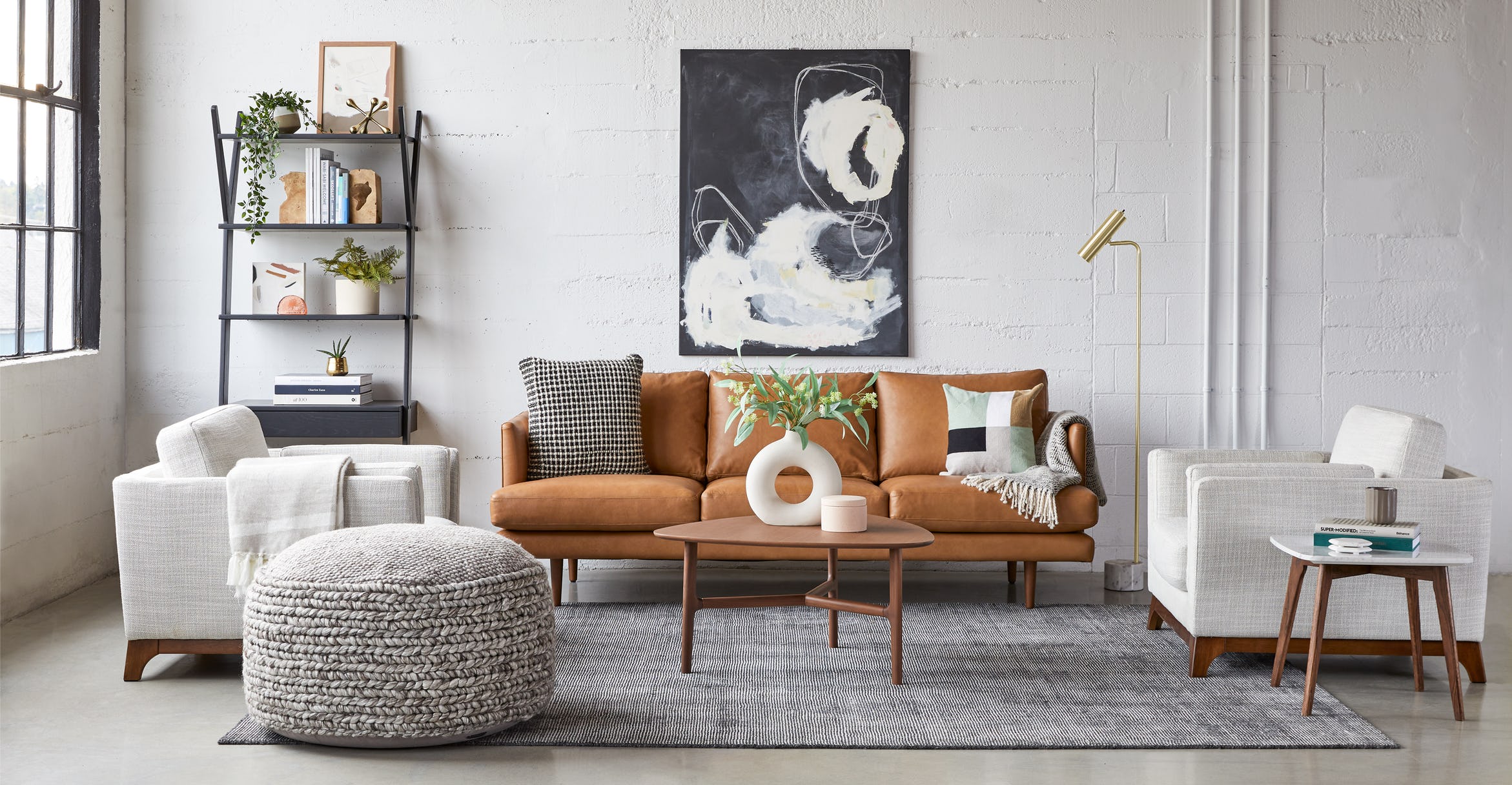 Ceni Fresh White Armchair thumbnail 2