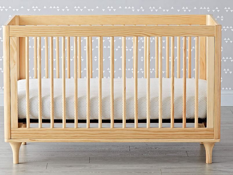 Babyletto Lolly Natural Convertible Baby Crib with Toddler Bed Conversion Kit thumbnail 2