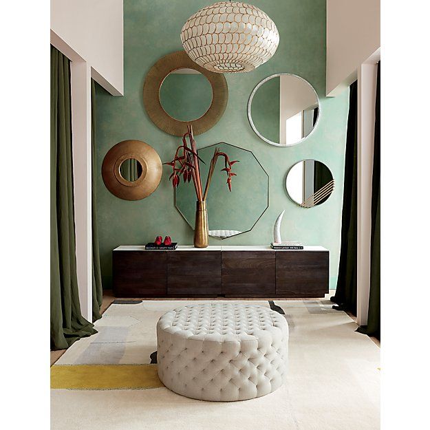 Forest Green Linen Curtain Panel-48''x96'' thumbnail 3