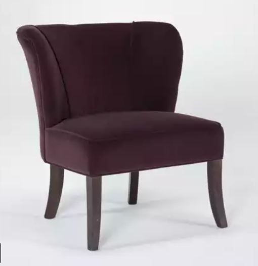 Krista Eggplant Accent Chair thumbnail 2