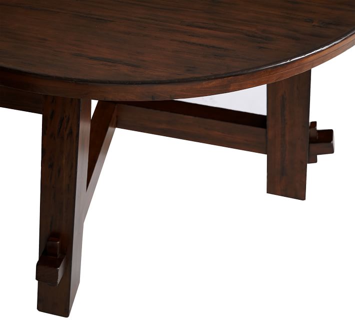 Toscana Round Extending Tuscan Chestnut Dining Table thumbnail 2