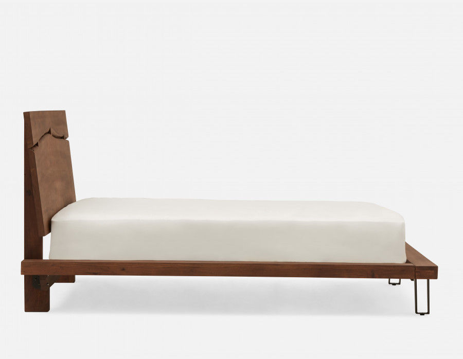 Coastal Solid Wood Queen Size Bed thumbnail 2
