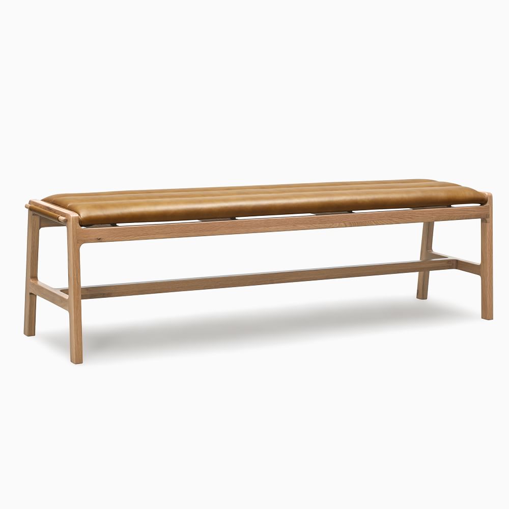 Carlisle Leather Dining Bench thumbnail 2
