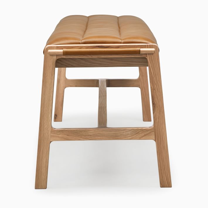 Carlisle Leather Dining Bench thumbnail 3