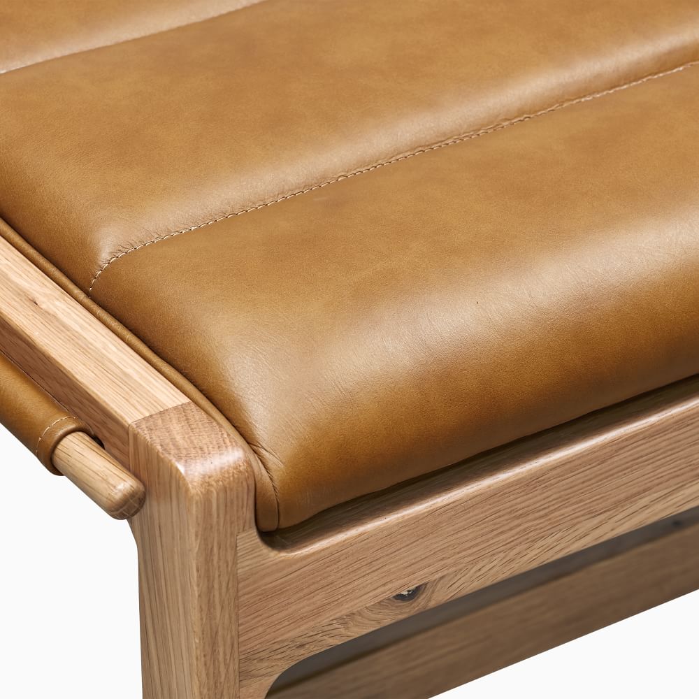 Carlisle Leather Dining Bench thumbnail 4
