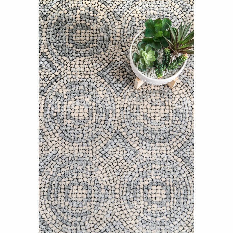 Barstow Geometric Light Gray Area Rug-9'3''x12'3'' thumbnail 3