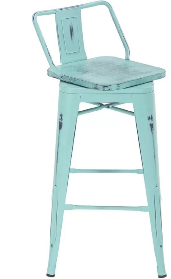 Harbison Swivel Solid Wood Counter Bar Stool thumbnail 4