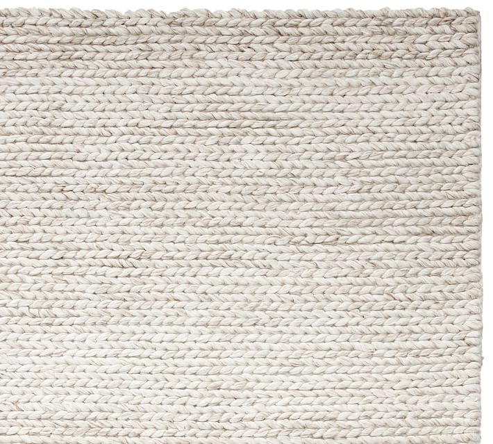 Chunky Knit Sweater Handwoven Rug thumbnail 2