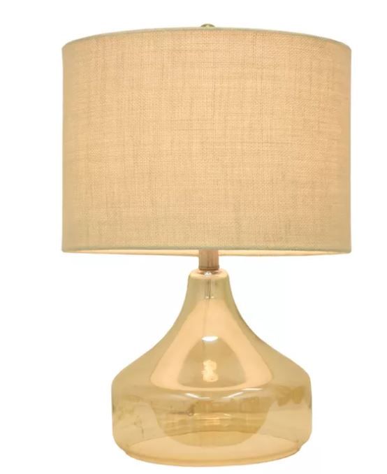 Luster Glass Desk Lamp Clear thumbnail 2