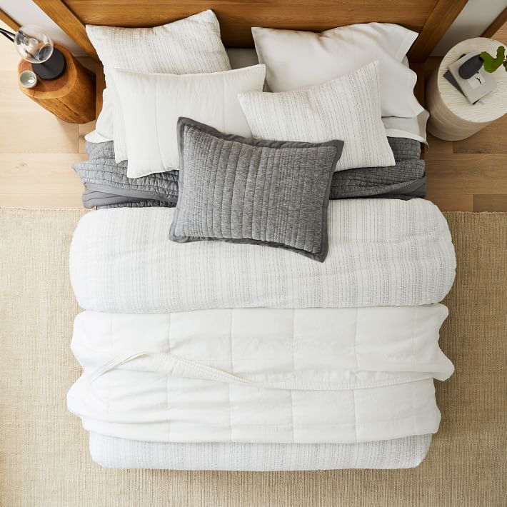 Space Dyed Clipped Gauze Duvet Cover King thumbnail 2