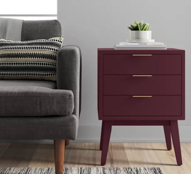 Hafley Three Drawer End Table thumbnail 2