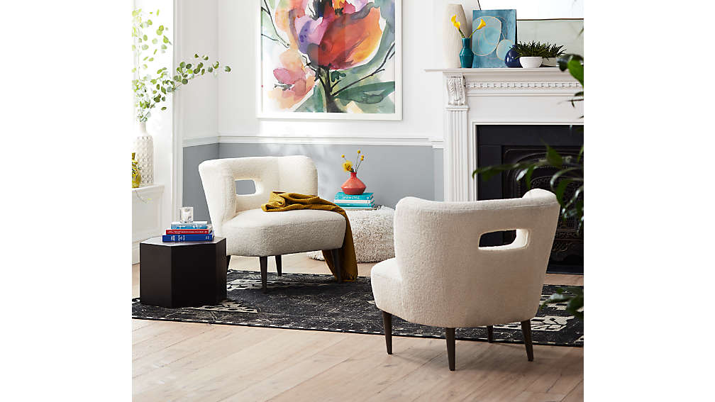 Mimi Vegan Lambskin Chair thumbnail 2