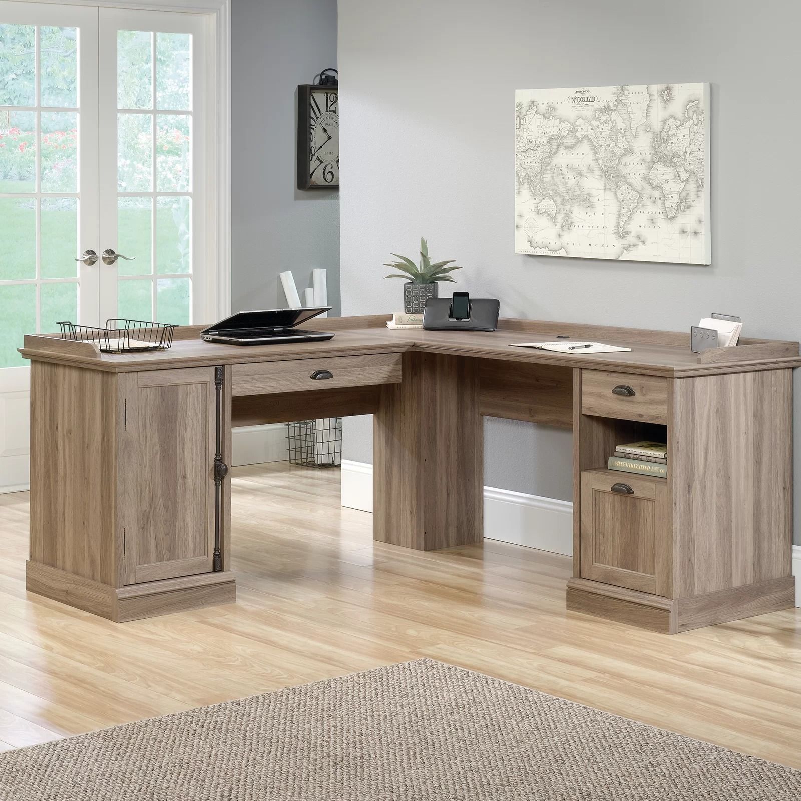 Bowerbank L Shaped Executive Desk thumbnail 2