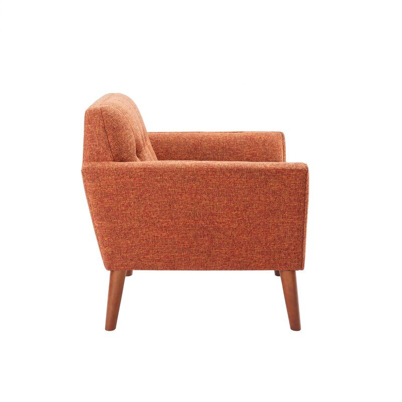 Belz 38 W Tufted Polyester Armchair thumbnail 2