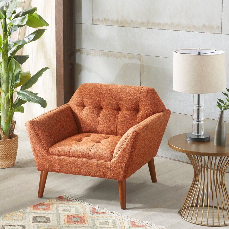 Belz 38 W Tufted Polyester Armchair thumbnail 7