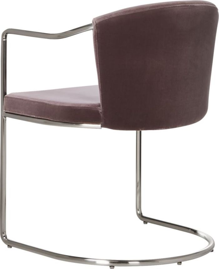 CLEO ORCHID VELVET CANTILEVER CHAIR thumbnail 3