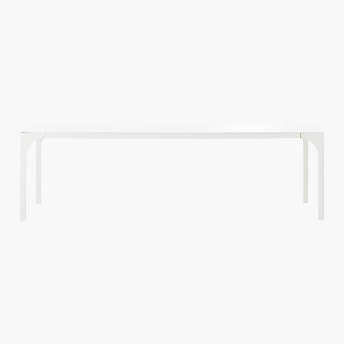 AQUA VIRGO LARGE WHITE DINING TABLE thumbnail 3