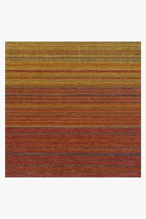 Linear Striped Multicolor Rug-2'5" x 10' thumbnail 2