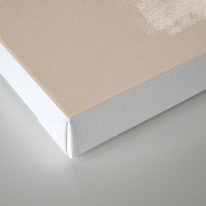 Just Tan and Indigo Canvas Print thumbnail 3