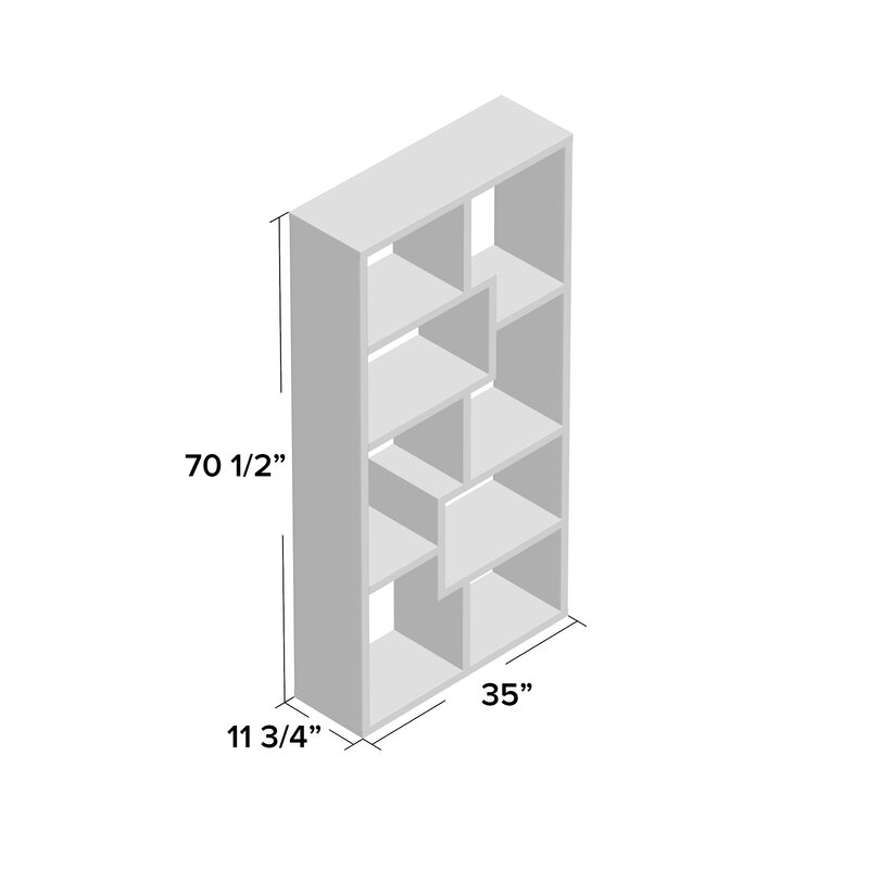 Skaggs Geometric Bookcase thumbnail 3