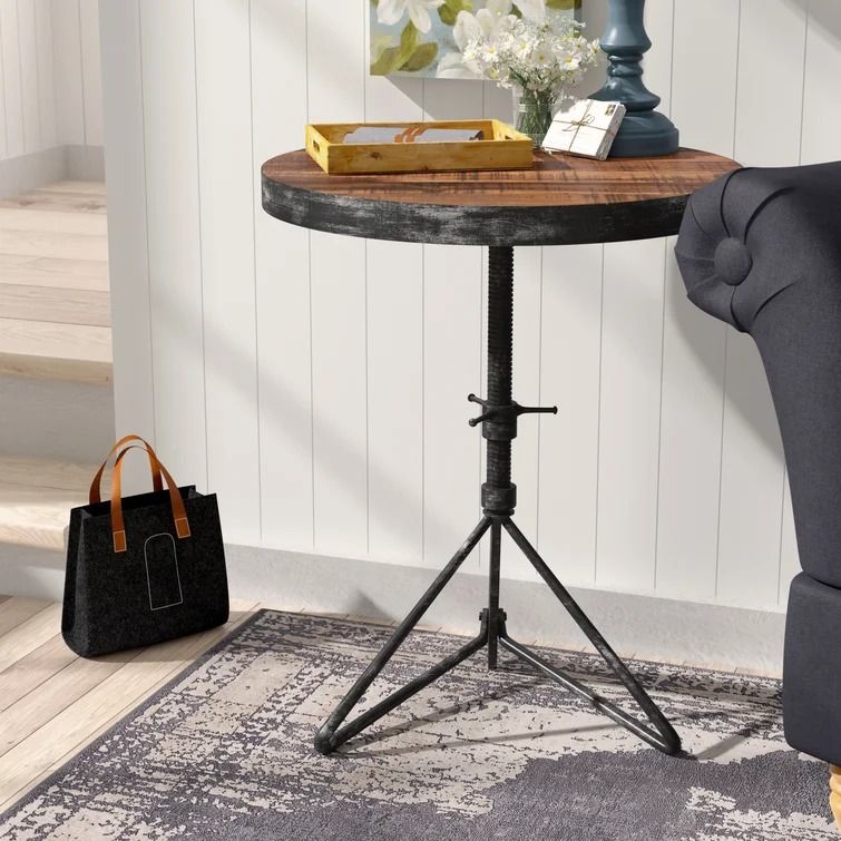 Adjustable Round End Table thumbnail 2