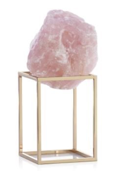 Rose Quartz On Metal Stand thumbnail 2