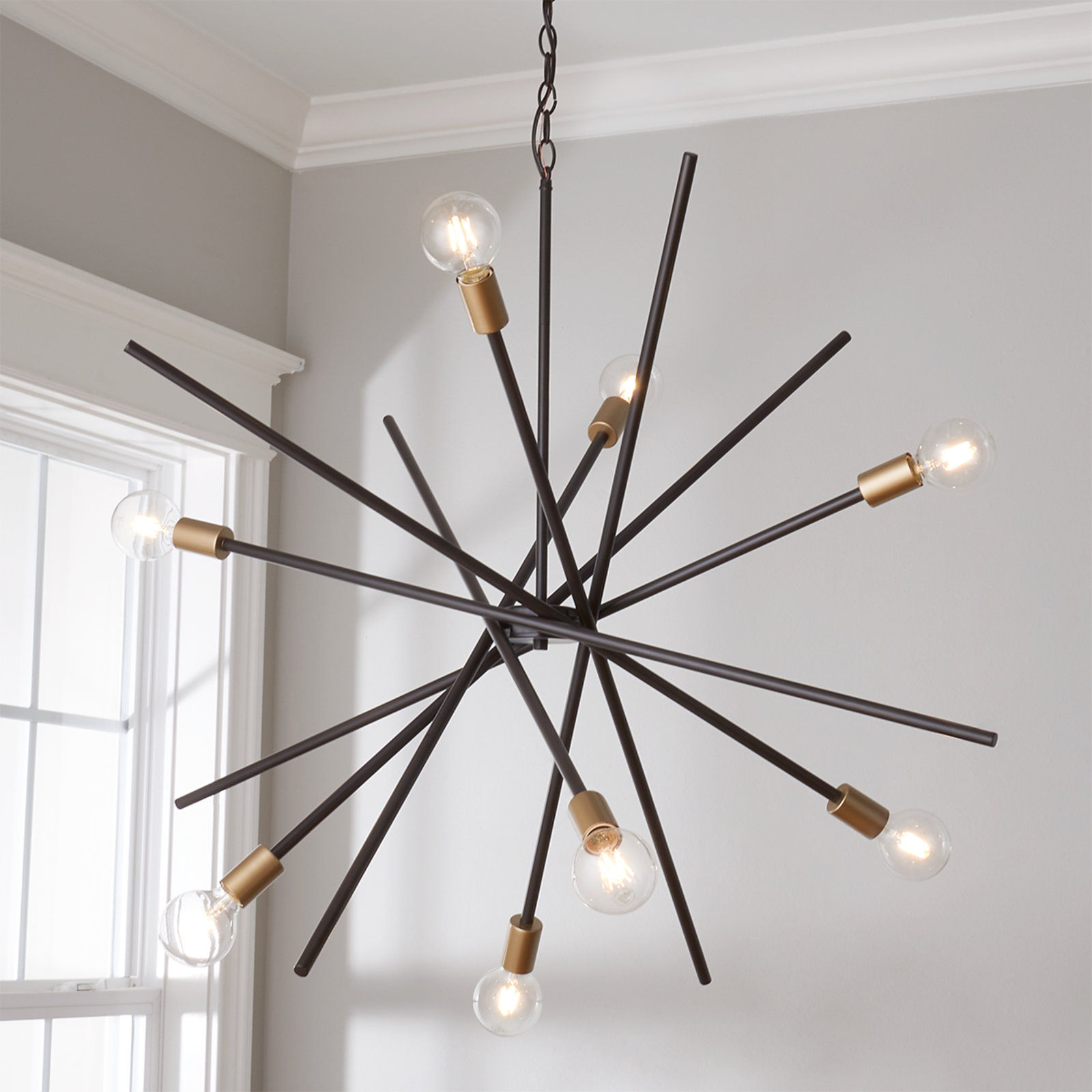 SCATTER BURST CHANDELIER 8 LIGHT thumbnail 2